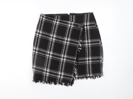 Womens UK Size 10 Warehouse Wrap Tweed Skirt