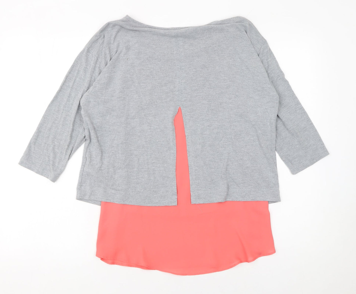Womens UK Size 12 Marks and Spencer Grey Tunic Blouse