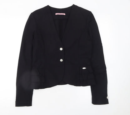 Womens UK Size L Fornarina Regular Black Blazer