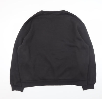Mens UK Size XL DAZY Black Pullover Sweatshirt