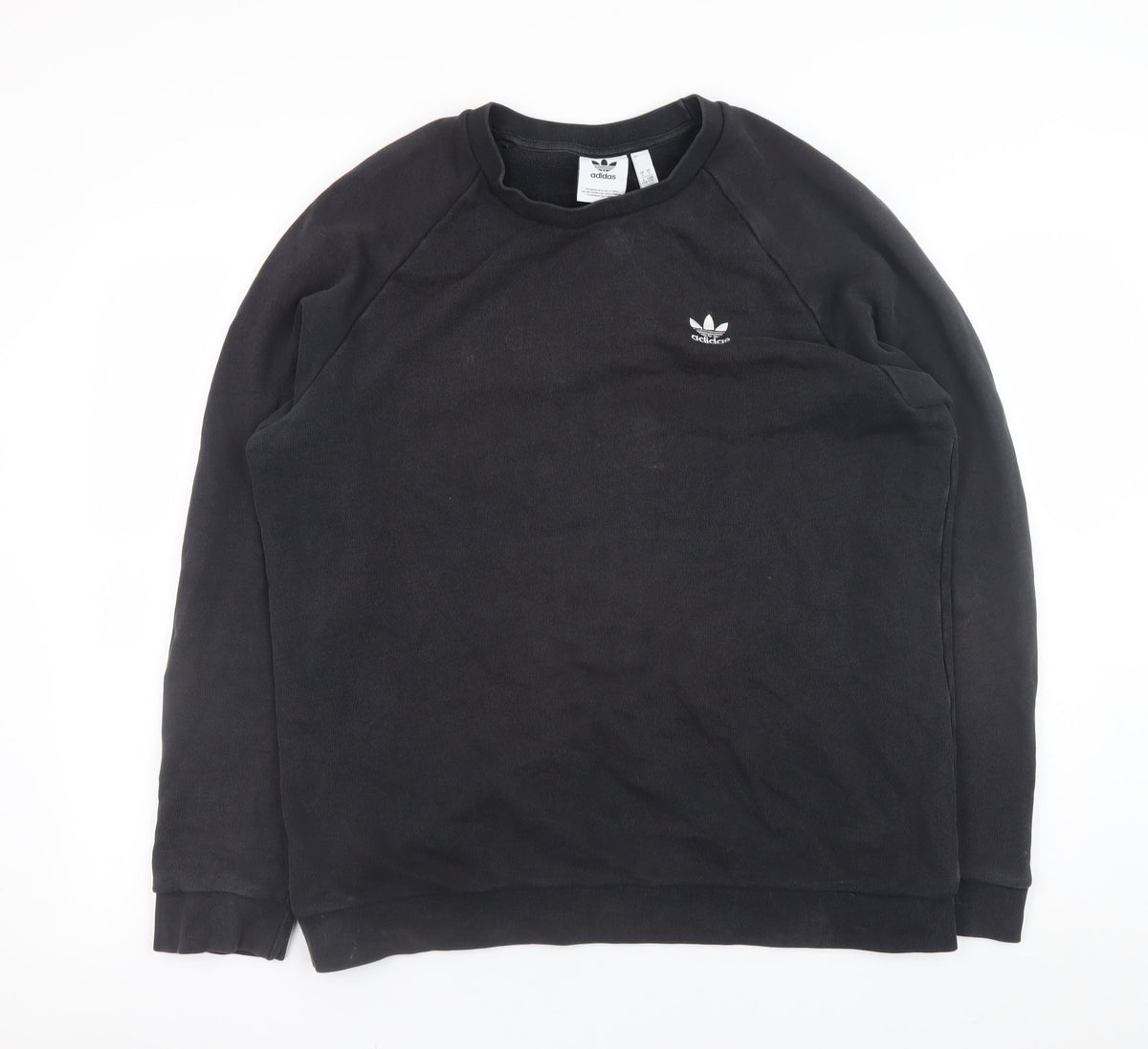 Mens UK Size L adidas Black Pullover Sweatshirt