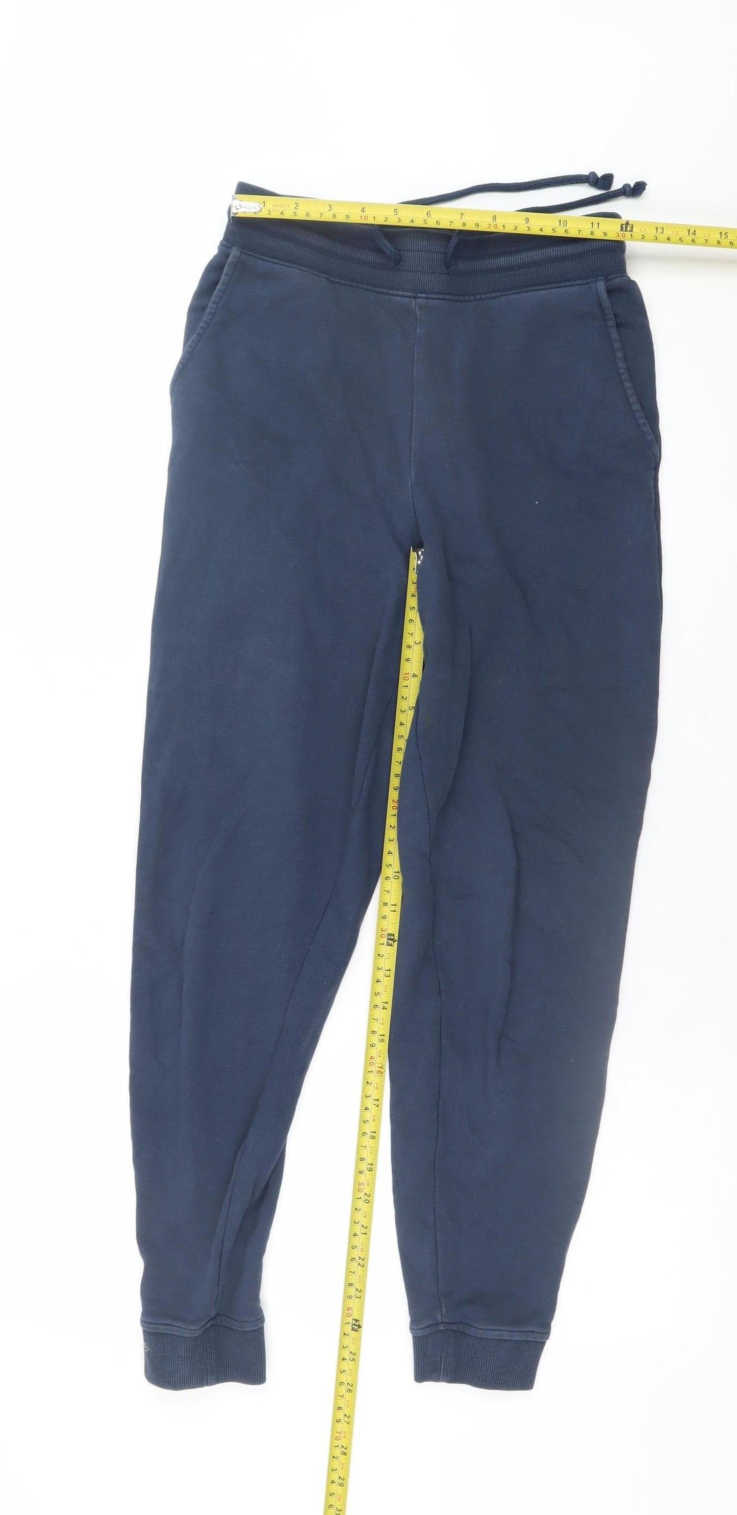 Womens UK Size 8 Marks and Spencer Regular Fit Jogger Blue Trousers