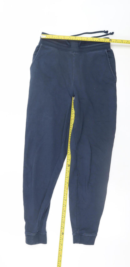 Womens UK Size 8 Marks and Spencer Regular Fit Jogger Blue Trousers