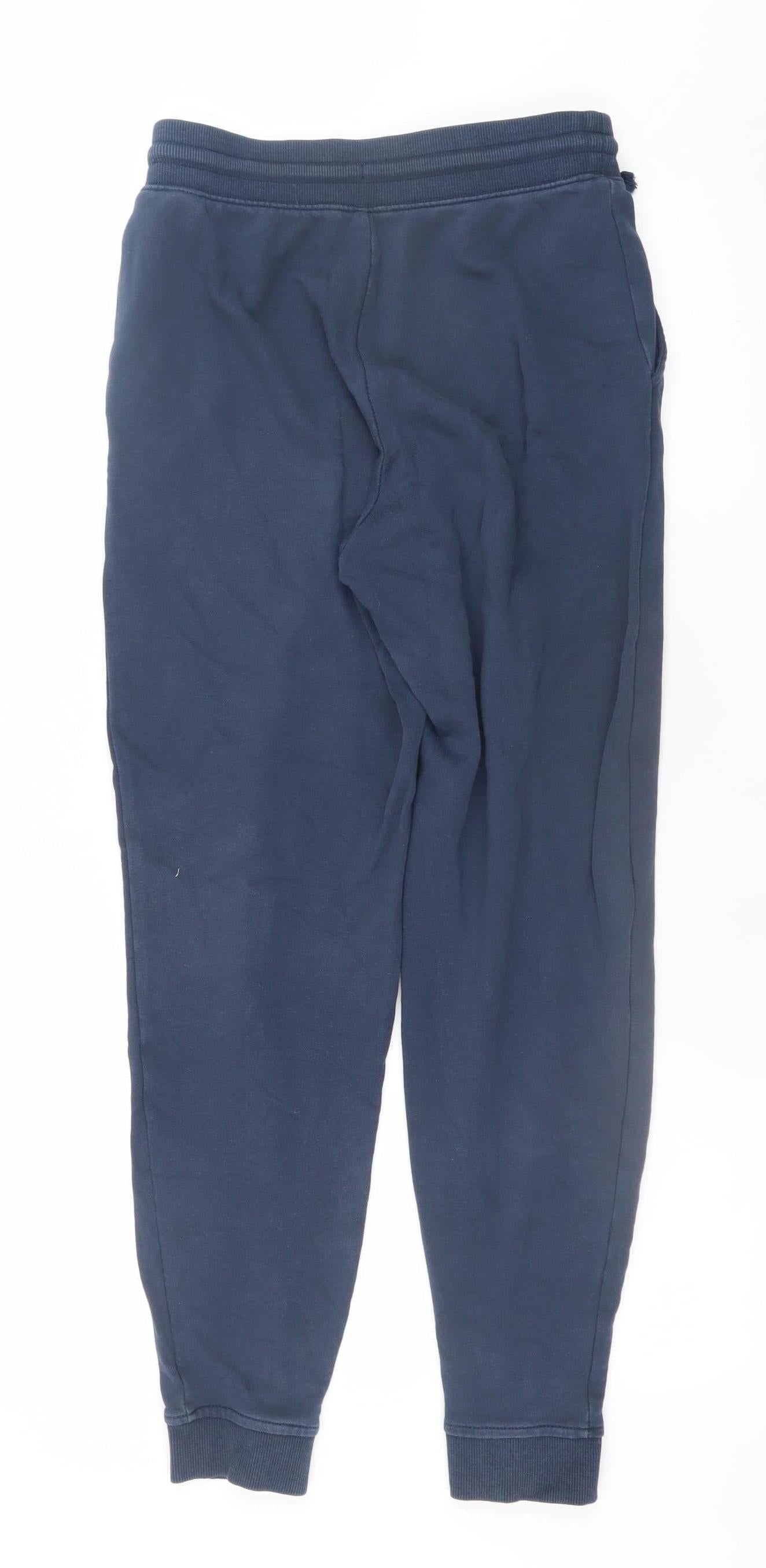 Womens UK Size 8 Marks and Spencer Regular Fit Jogger Blue Trousers