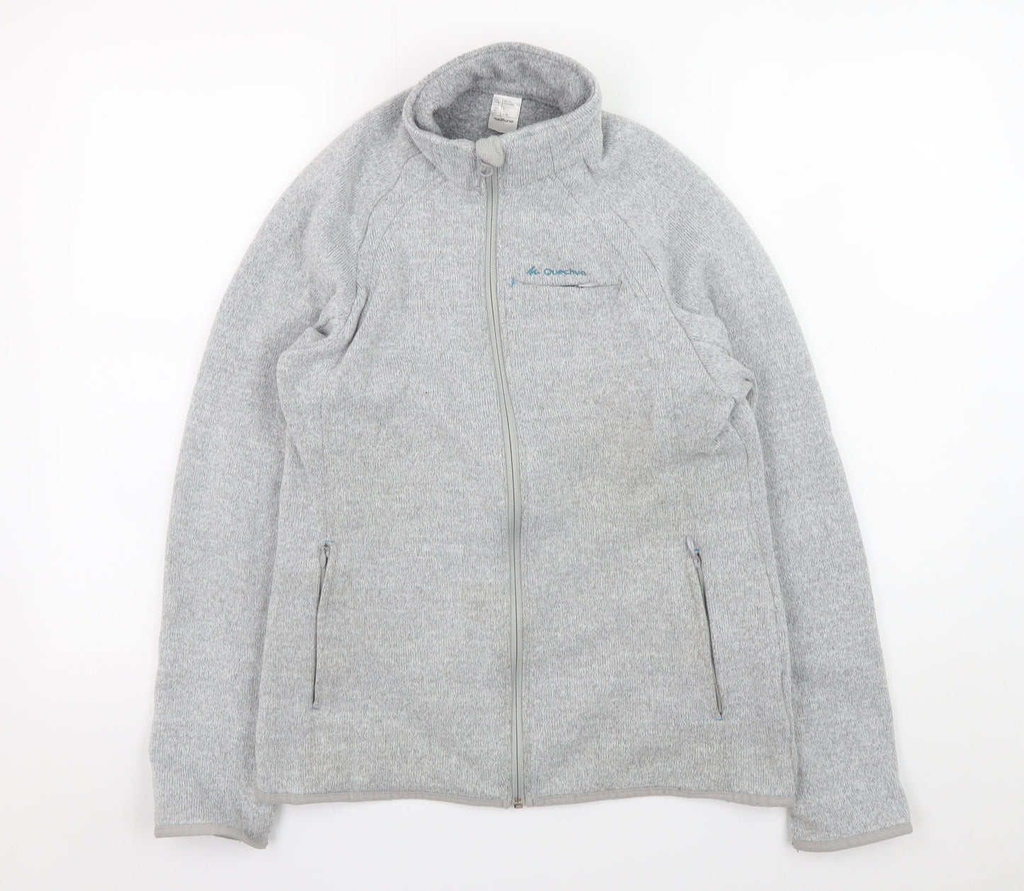 Mens UK Size L Quechua Grey Fleece