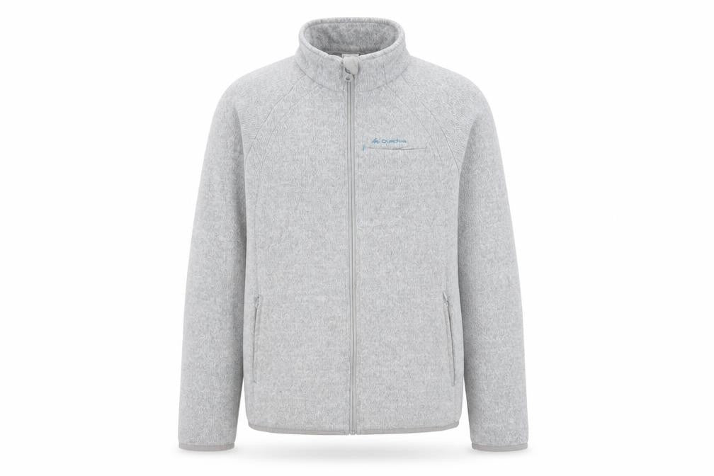 Mens UK Size L Quechua Grey Fleece