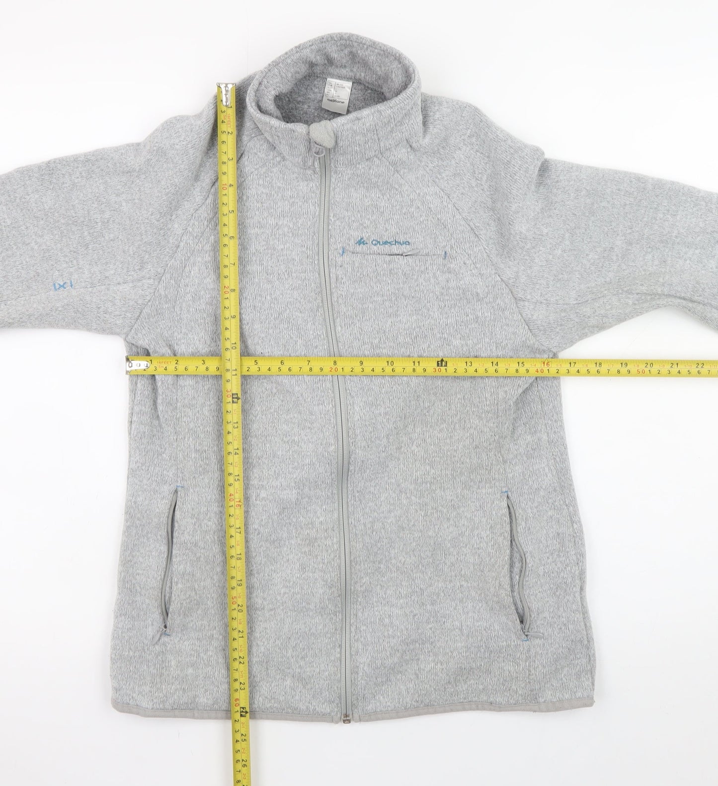 Mens UK Size L Quechua Grey Fleece
