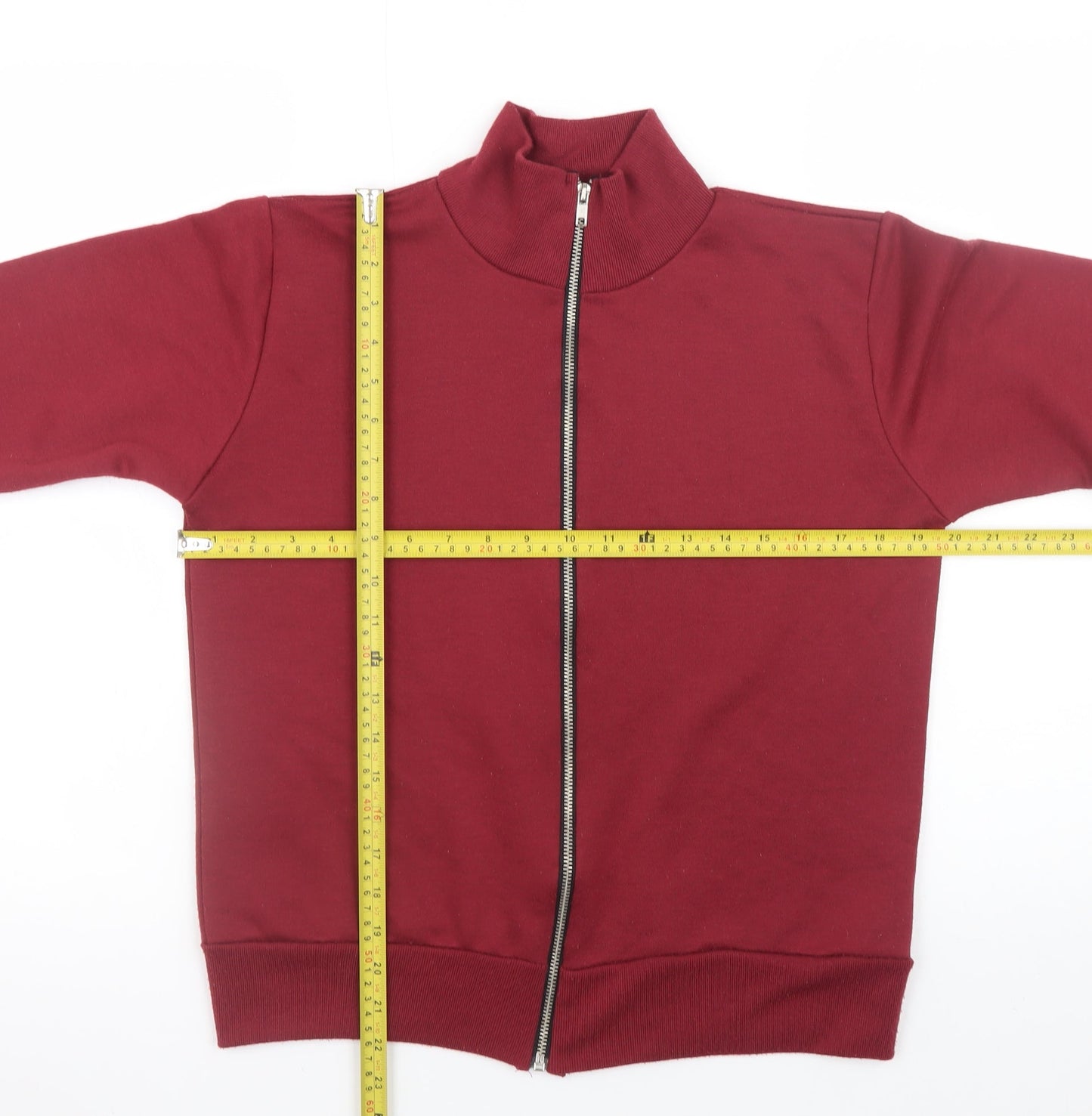 Womens UK Size M Boohoo Red Basic Jacket