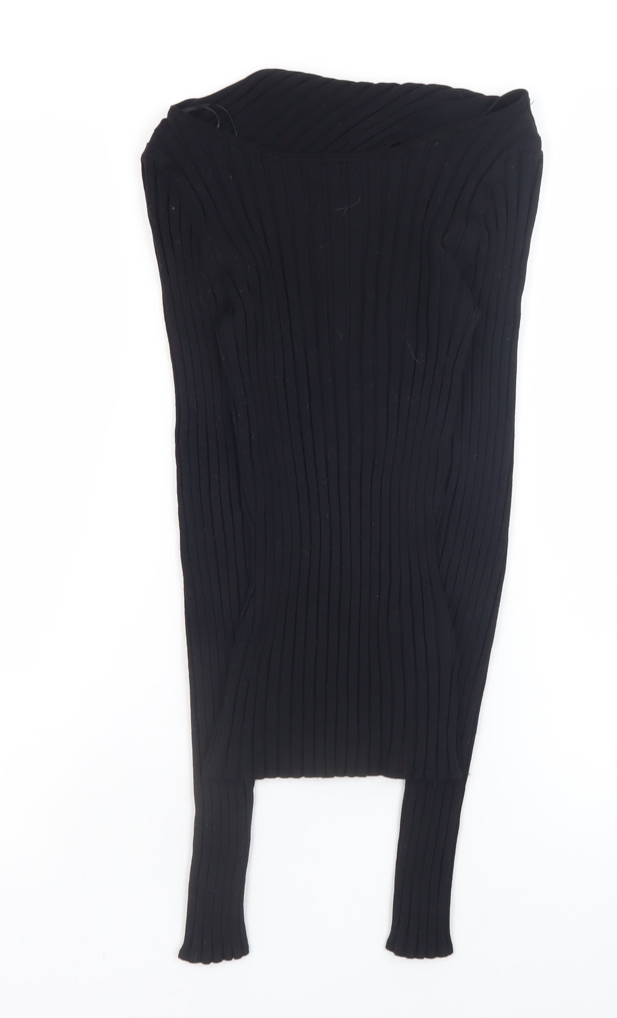 Womens UK Size XS H&M Black Basic Blouse