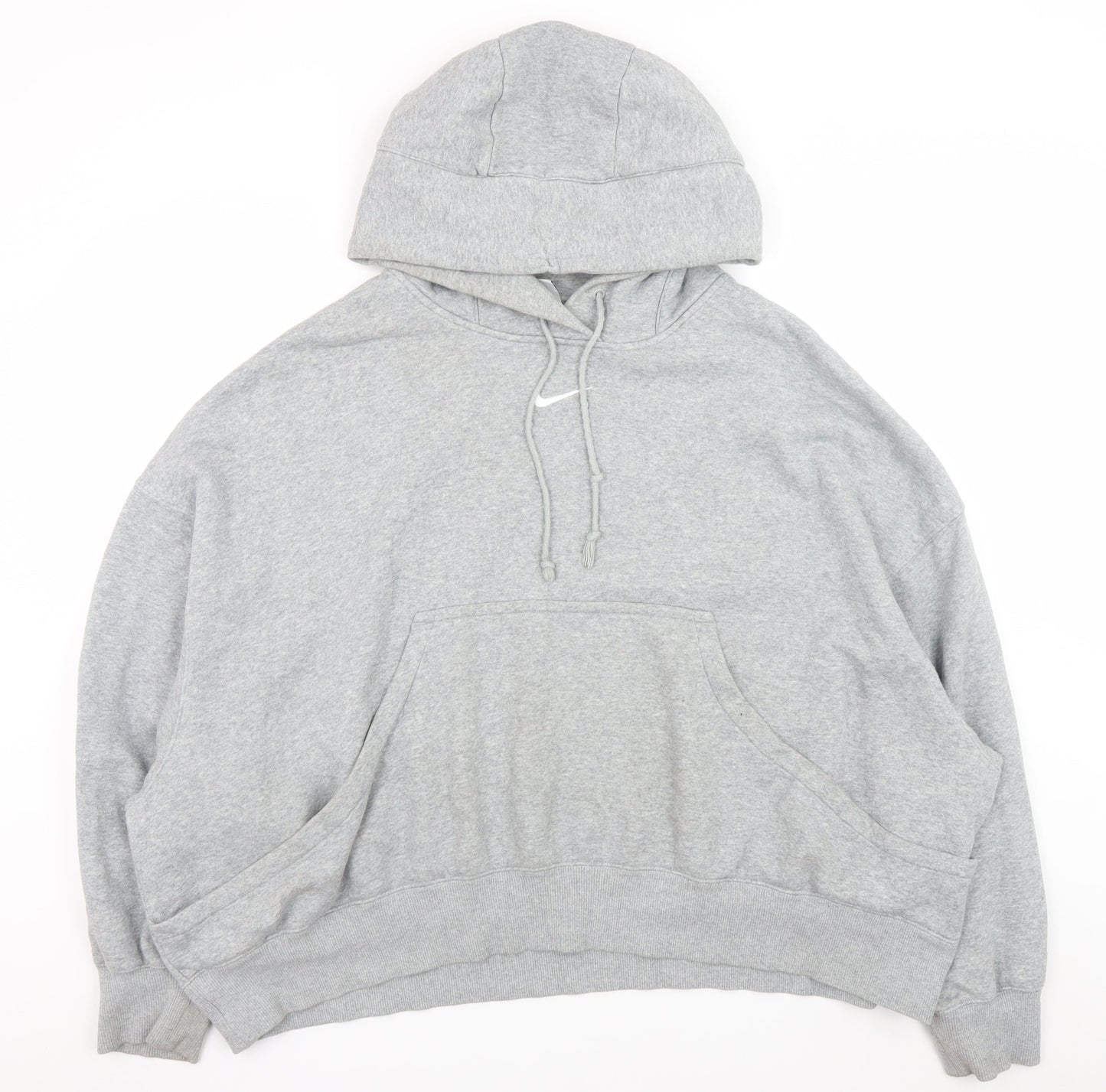Mens UK Size XL Nike Grey Pullover Hoodie