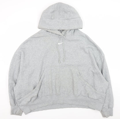 Mens UK Size XL Nike Grey Pullover Hoodie