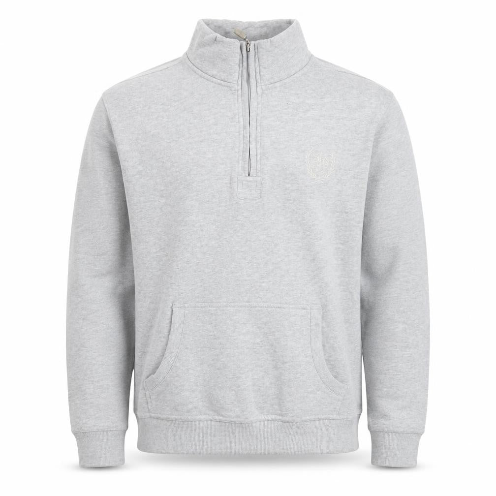 Mens UK Size L Atlantic Bay Grey Pullover Sweatshirt