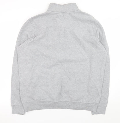 Mens UK Size L Atlantic Bay Grey Pullover Sweatshirt