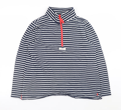 Womens UK Size 10 Joules Blue Pullover Sweatshirt