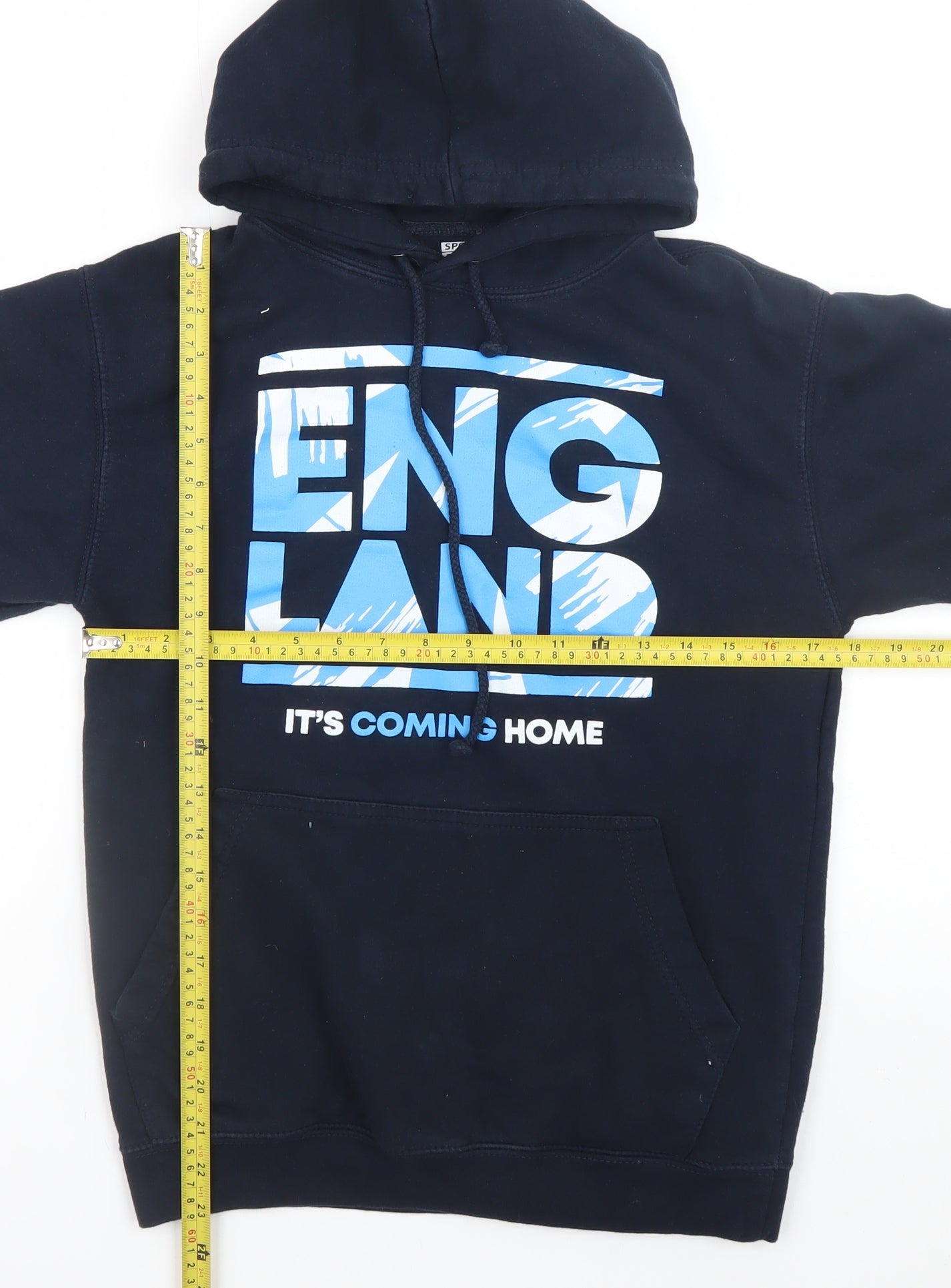 Mens UK Size XS Sports Direct Blue Pullover Hoodie