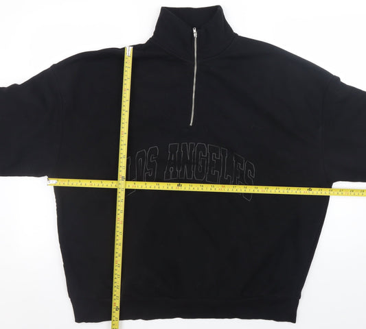 Womens UK Size M Primark Black Pullover Sweatshirt
