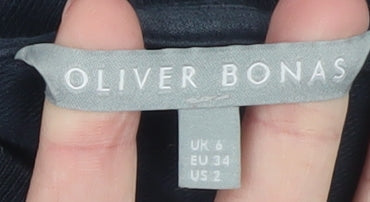 Womens UK Size 6 Oliver Bonas Blue Pullover Sweatshirt
