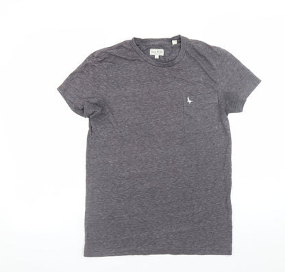 Jack Wills Men's Grey XS Crew Neck Cotton Short Sleeve T-Shirt