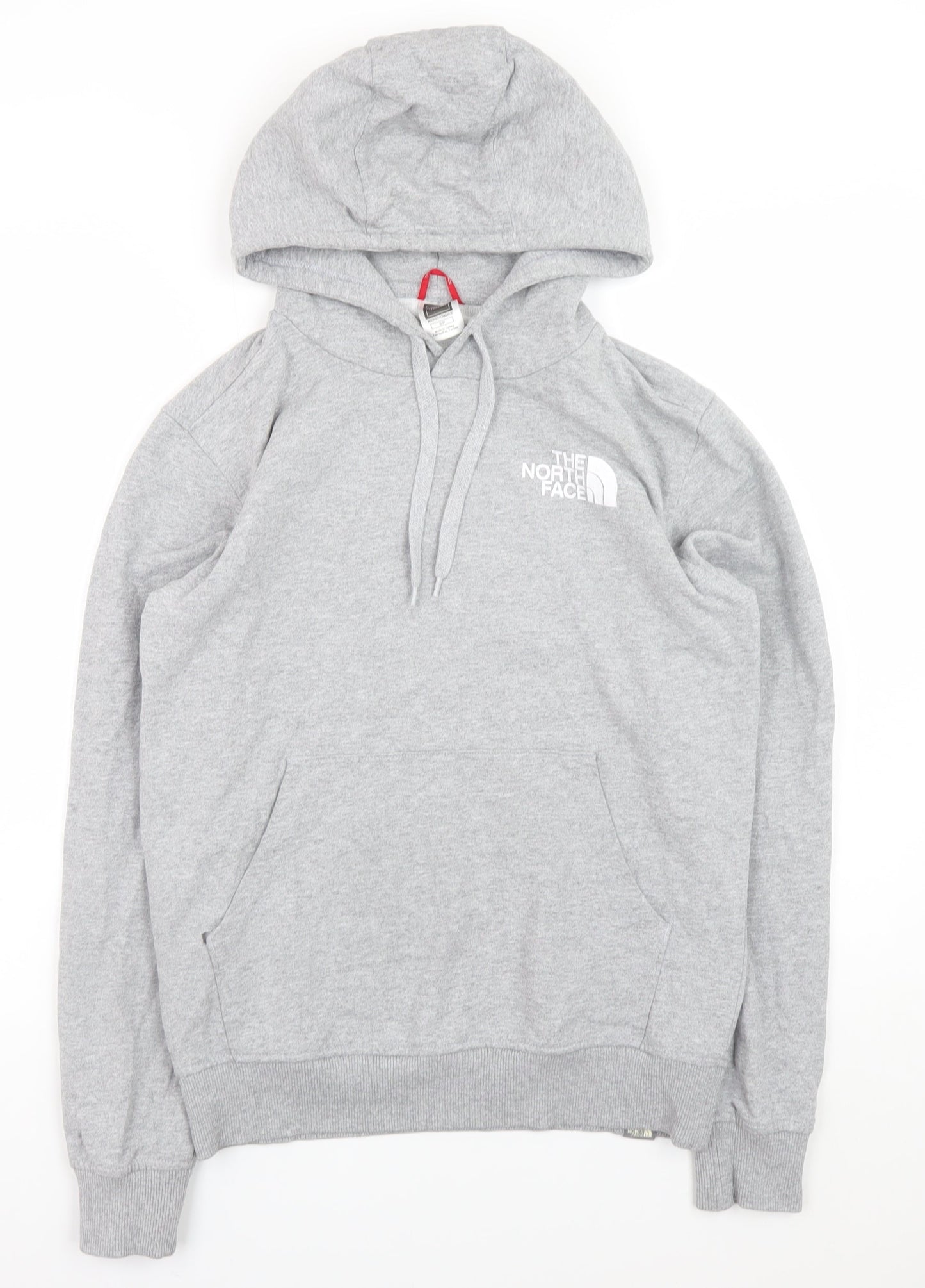 Mens UK Size S The North Face Grey Pullover Hoodie