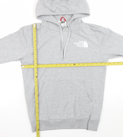 Mens UK Size S The North Face Grey Pullover Hoodie