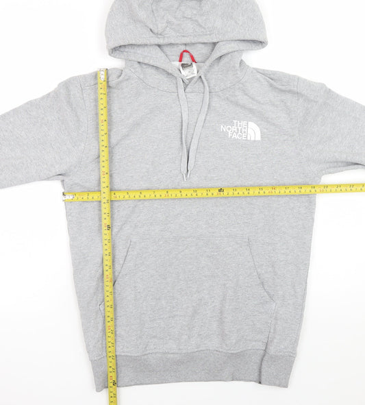 Mens UK Size S The North Face Grey Pullover Hoodie
