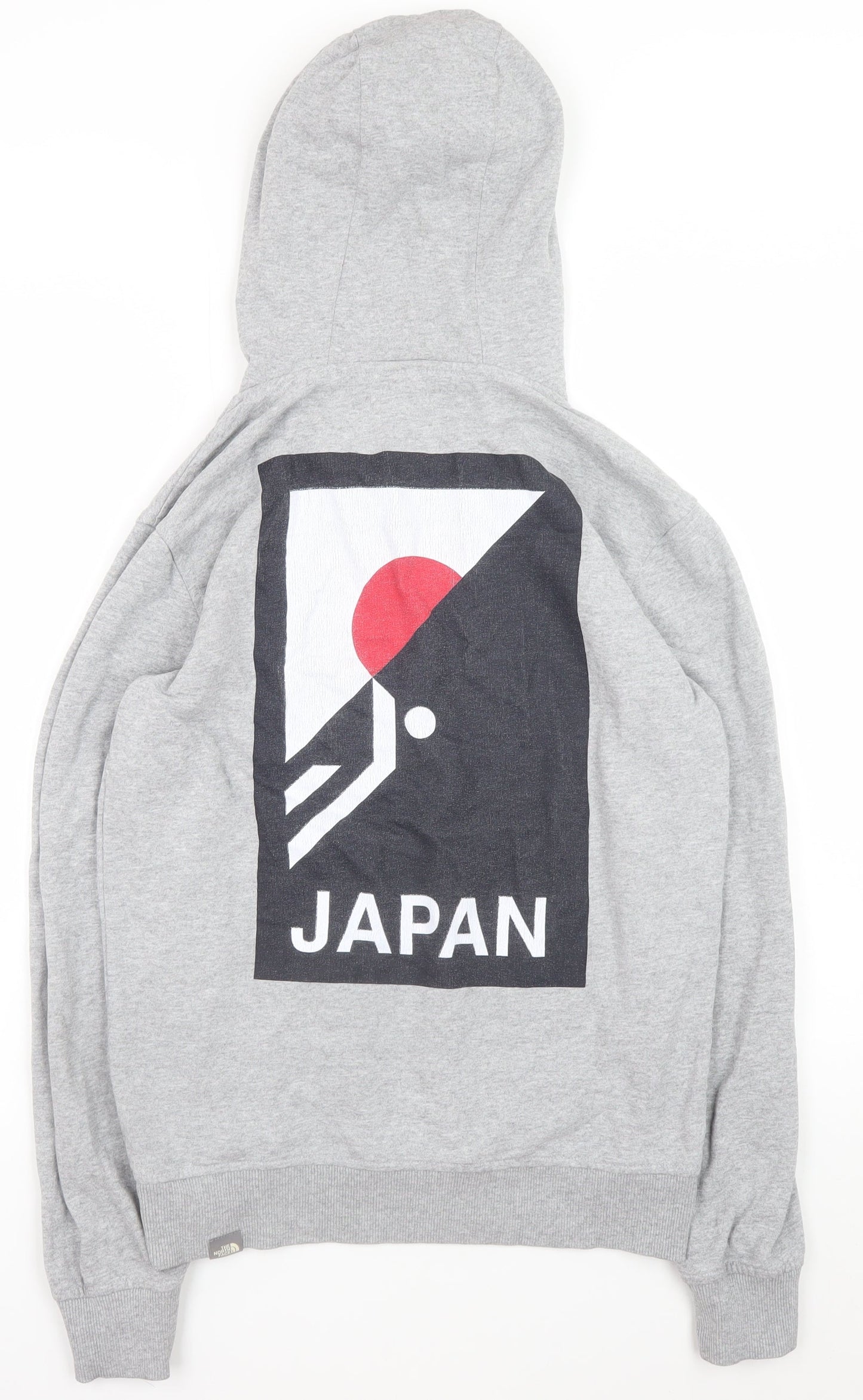 Mens UK Size S The North Face Grey Pullover Hoodie
