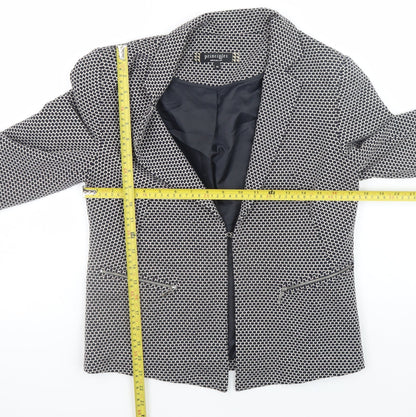 Principles by Ben de Lisi Women's Black Geometric Blazer Size 10
