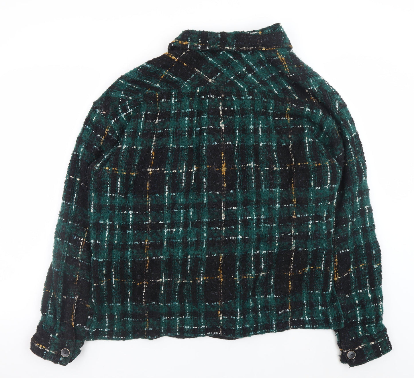 Womens UK Size 2XL Undefined Green Shacket