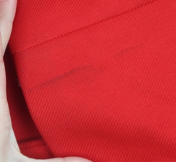Womens UK Size 12 Zara Red Overcoat