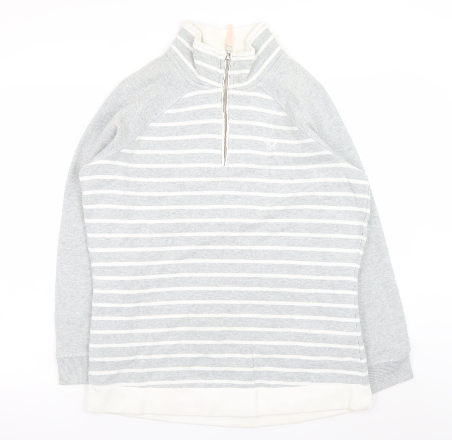 Womens UK Size 14 Crew Clothing Company Grey Pullover Sweatshirt