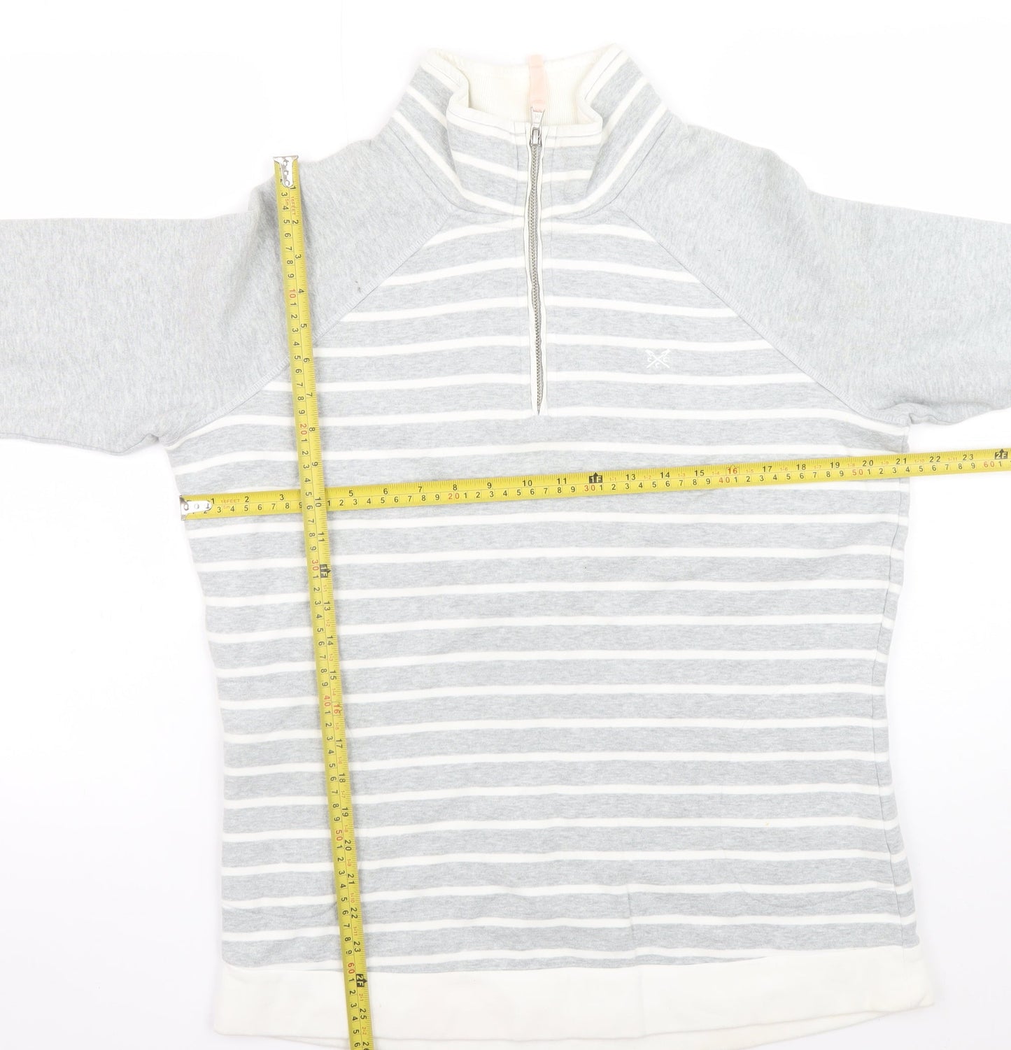 Womens UK Size 14 Crew Clothing Company Grey Pullover Sweatshirt