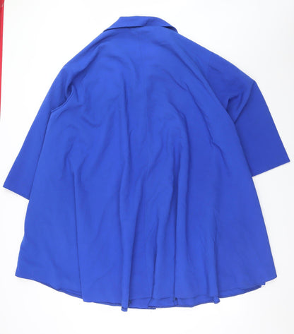Womens UK Size 14 Caprice Blue Basic Jacket