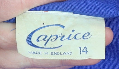 Womens UK Size 14 Caprice Blue Basic Jacket
