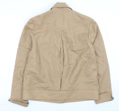 Girls UK Size 14 Years Riddella Beige Basic Jacket