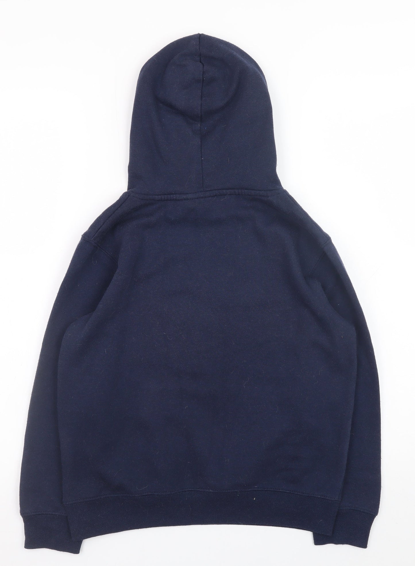 Boys UK Size 9-10 Years Kangaroo Poo Blue Pullover Hoodie