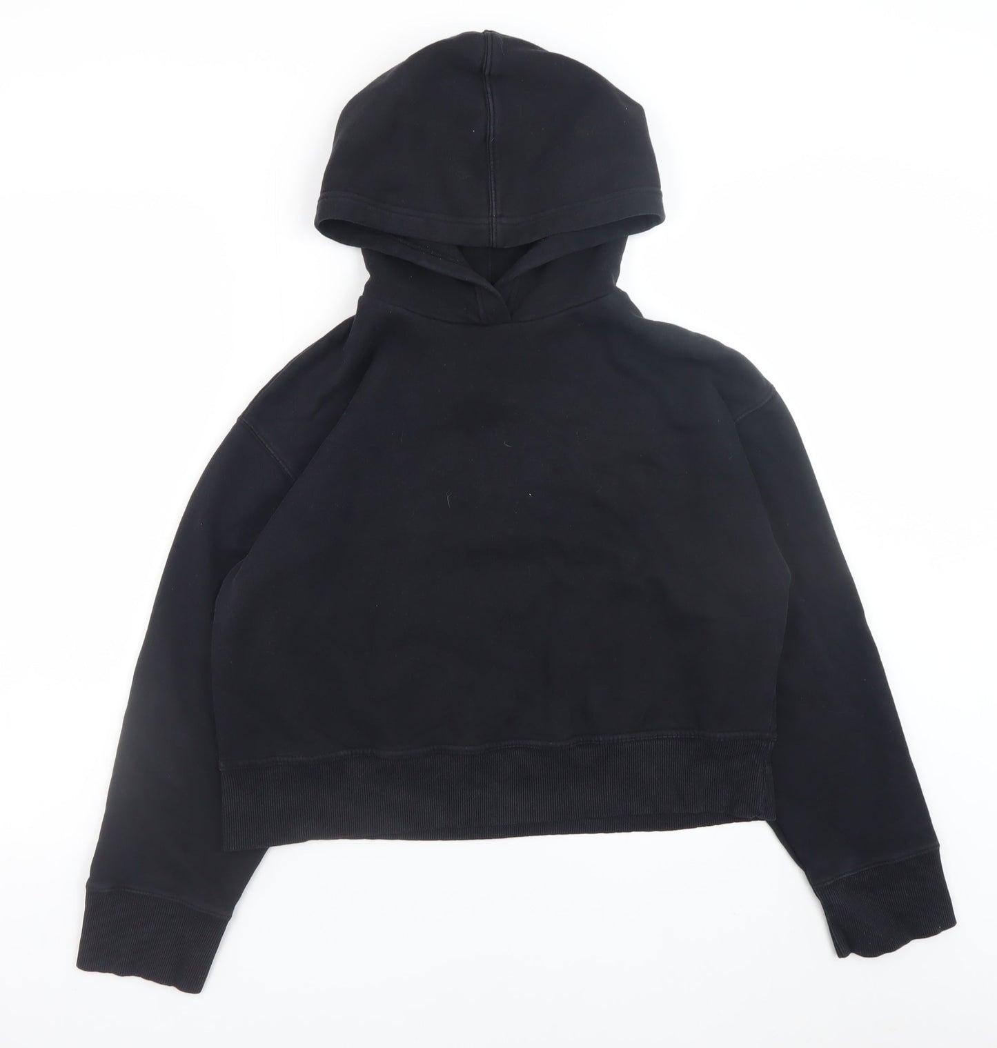 Womens UK Size M Zara Black Pullover Hoodie