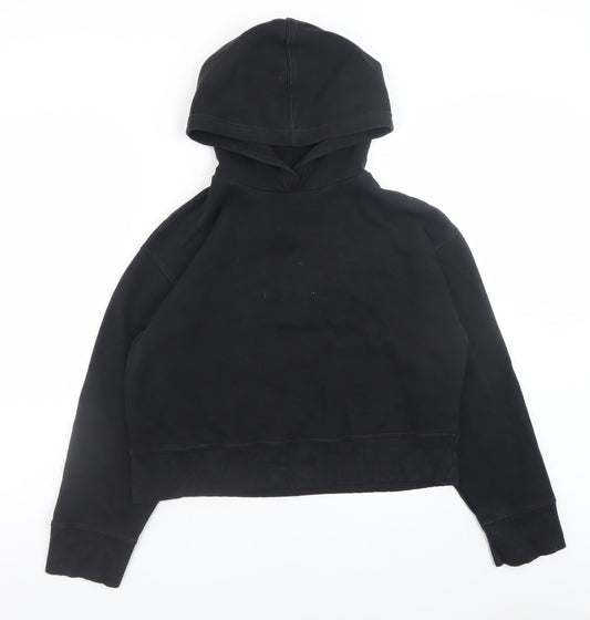 Womens UK Size M Zara Black Pullover Hoodie