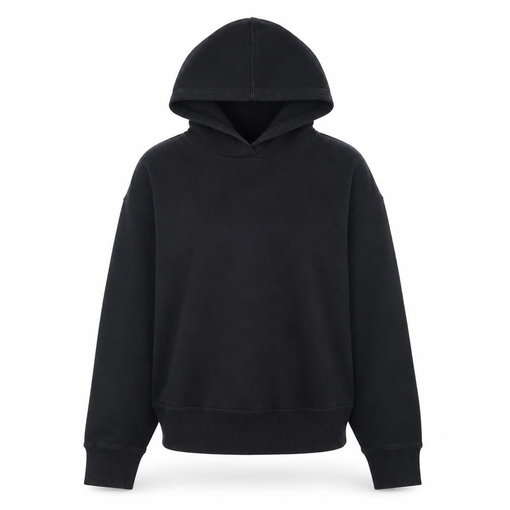 Womens UK Size M Zara Black Pullover Hoodie