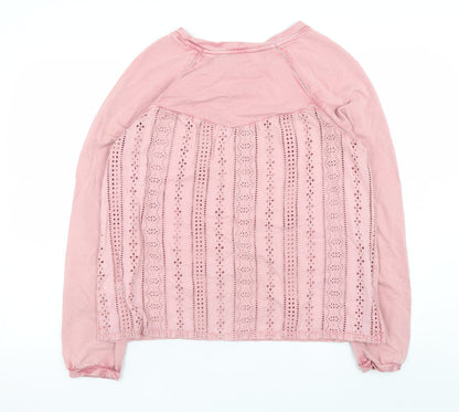 Womens UK Size 12 NEXT Pink Pullover Sweatshirt