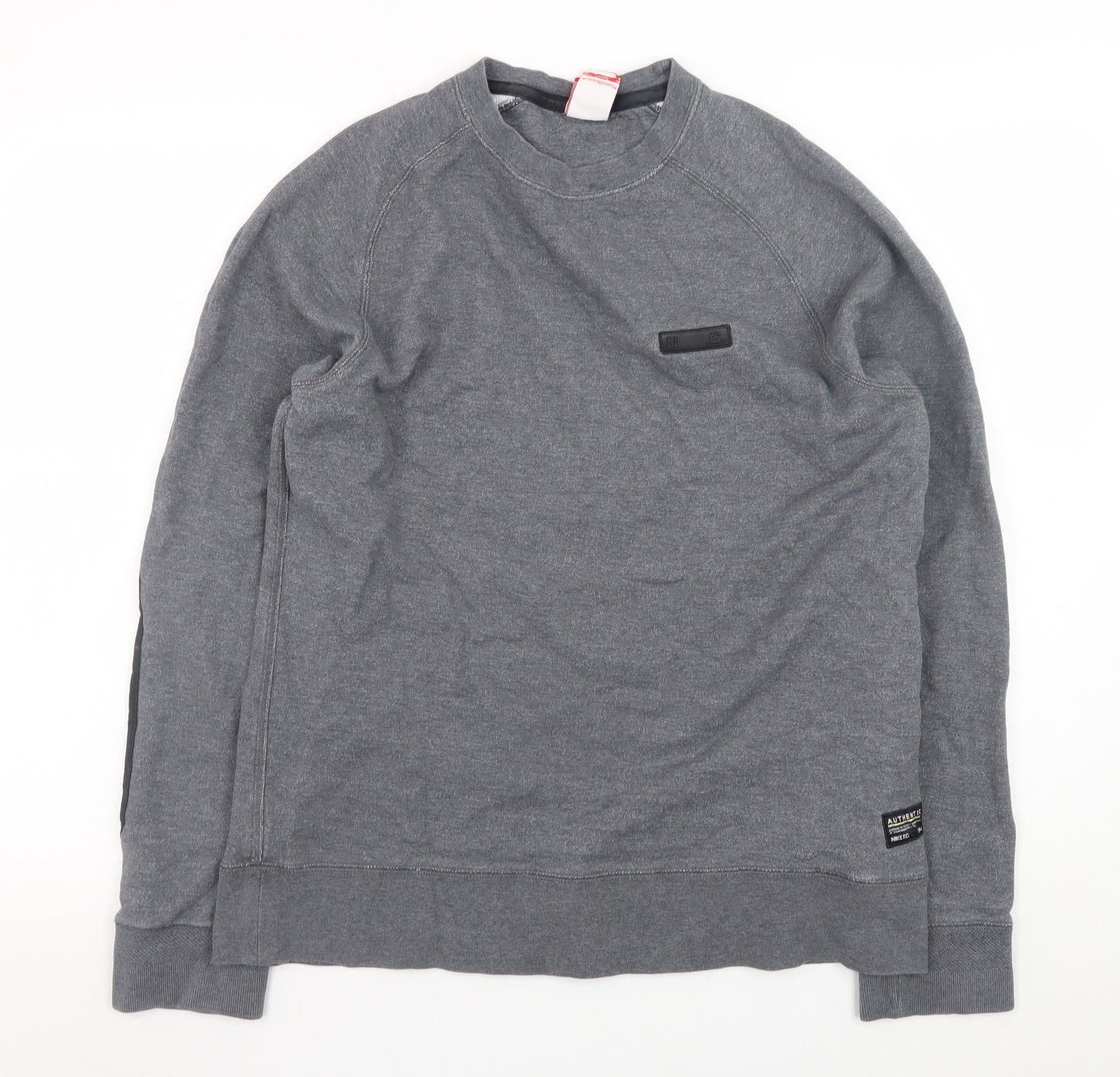 Mens UK Size M Nike Grey Pullover Sweatshirt