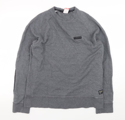 Mens UK Size M Nike Grey Pullover Sweatshirt