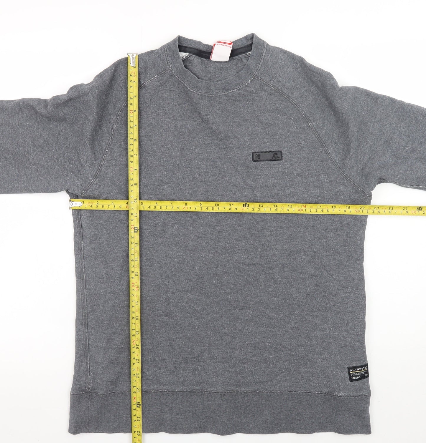 Mens UK Size M Nike Grey Pullover Sweatshirt