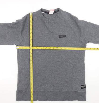 Mens UK Size M Nike Grey Pullover Sweatshirt