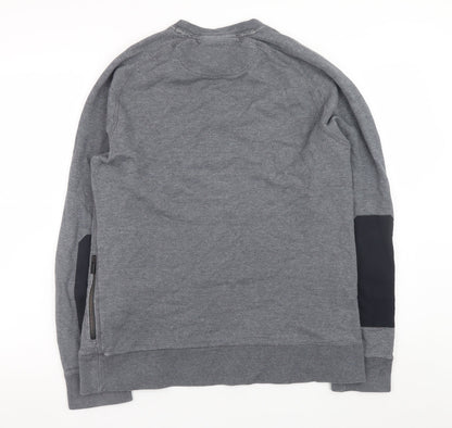 Mens UK Size M Nike Grey Pullover Sweatshirt