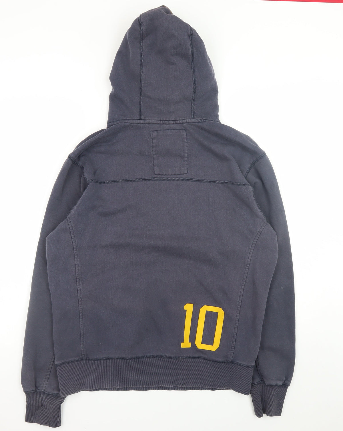 Mens UK Size M Crosshatch Blue Pullover Hoodie