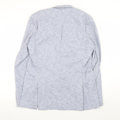 Mens UK Size L Mish Mash Blue Basic Jacket