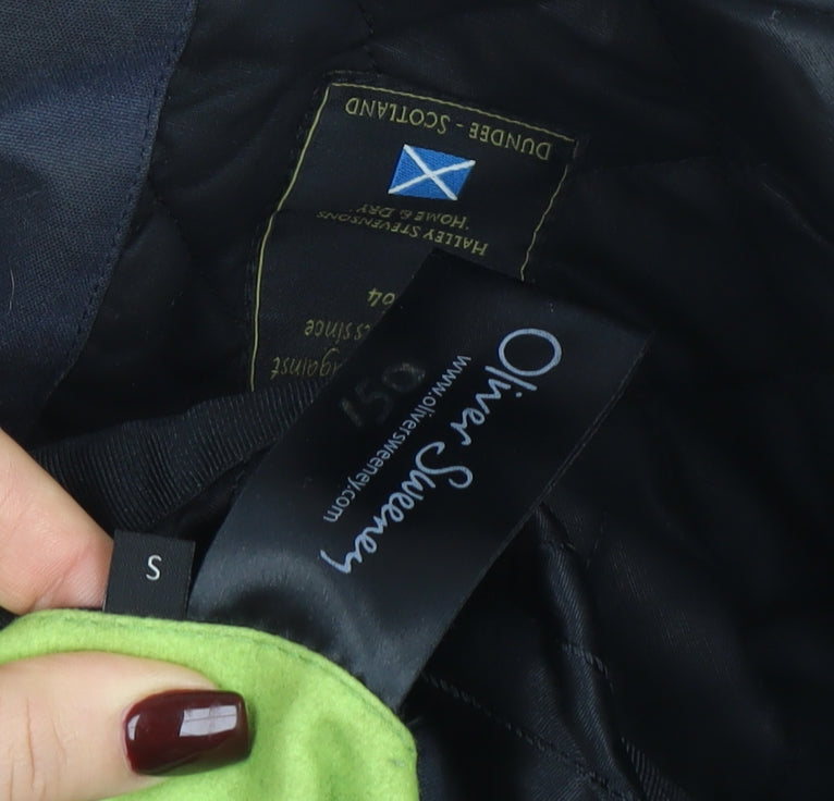 Mens UK Size S Oliver Sweeney Black Waxed