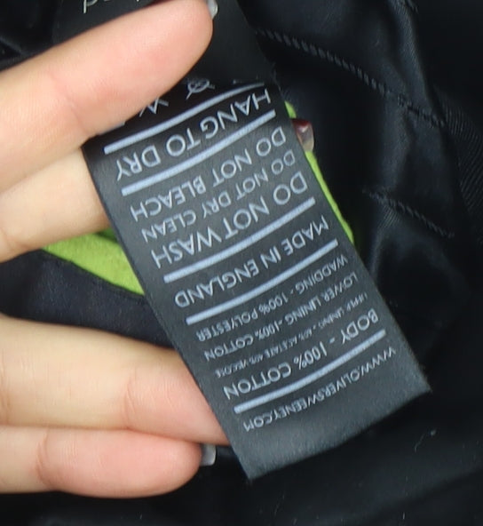 Mens UK Size S Oliver Sweeney Black Waxed