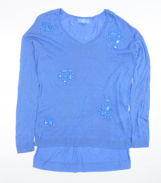 Womens UK Size 10 NEXT Blue Pullover Jumper