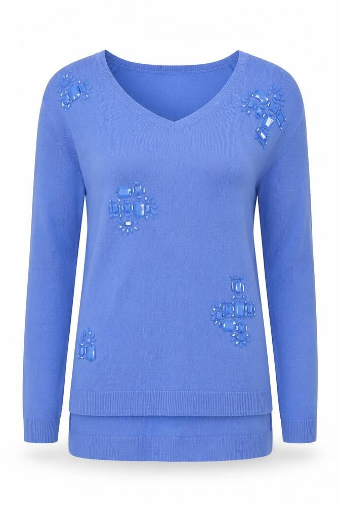 Womens UK Size 10 NEXT Blue Pullover Jumper
